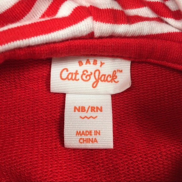 Baby Boy Santa Hooded Romper Outfit NB. - Picture 3 of 8